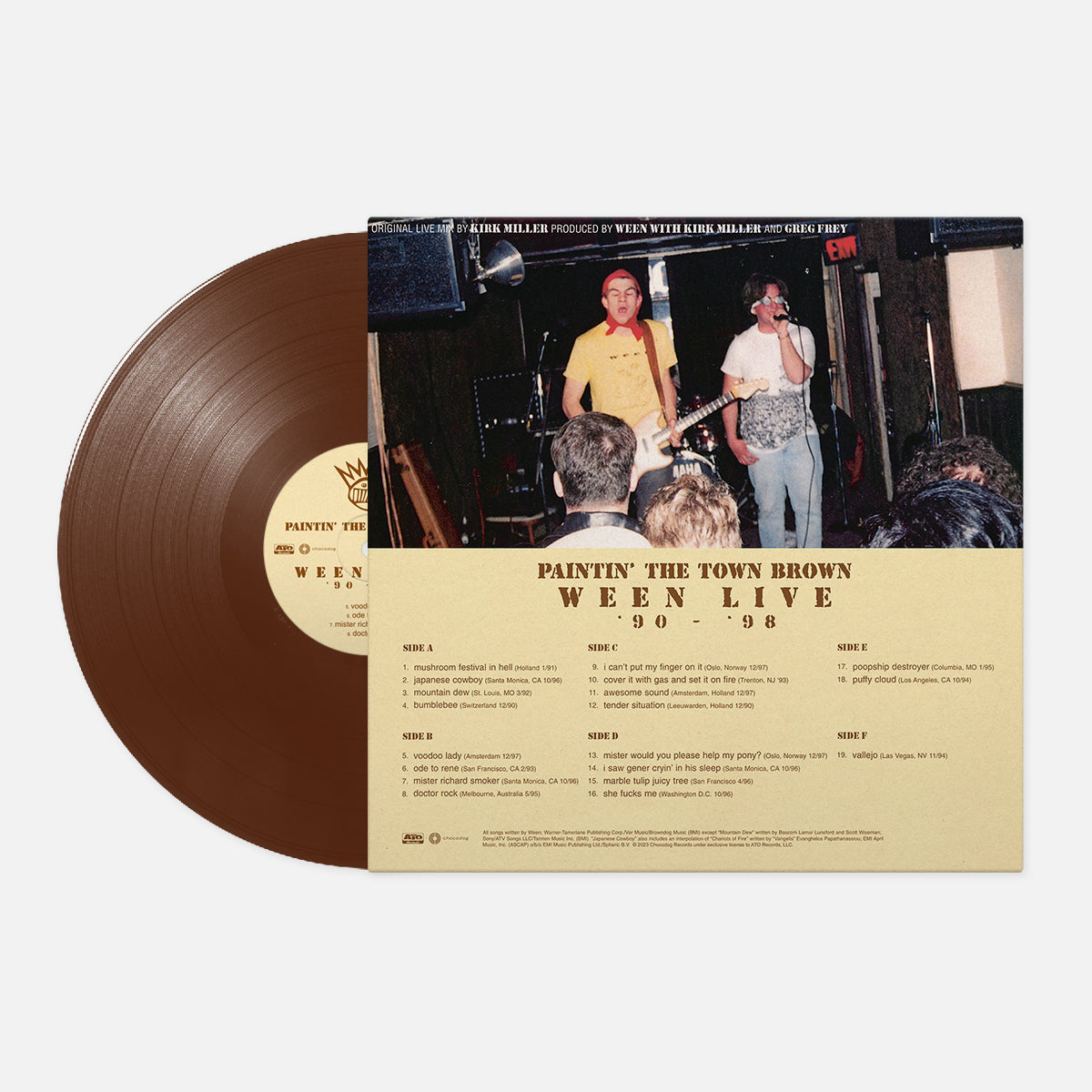 Ween - Paintin' The Town Brown: Ween Live 1990-1998 (Brown Vinyl LP)